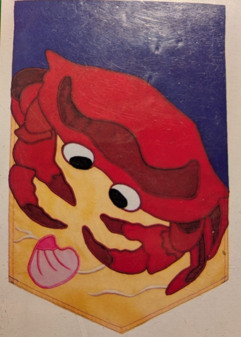 In the Breeze – 28 in. Flag – Crab